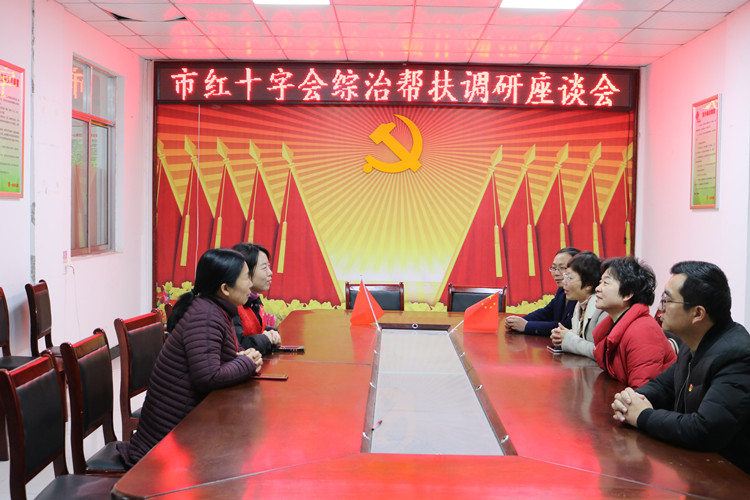 市红十字会赴昌江区一心桥社区开展综治帮扶调研